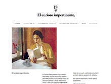 Tablet Screenshot of elcuriosoimpertinente.com